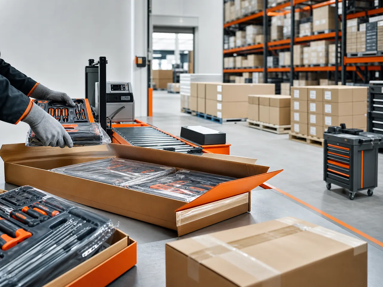 Packing manufacturing step